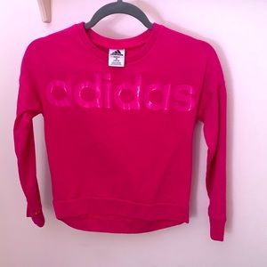 pink adidas sweatshirt